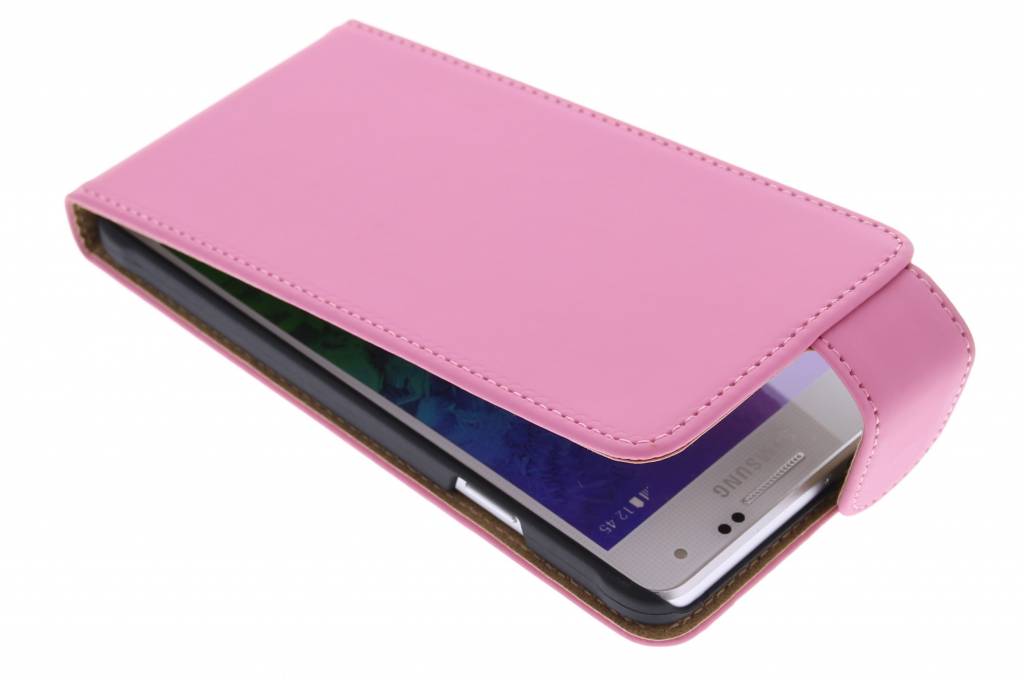 Image of Roze classic flipcase voor de Samsung Galaxy Alpha