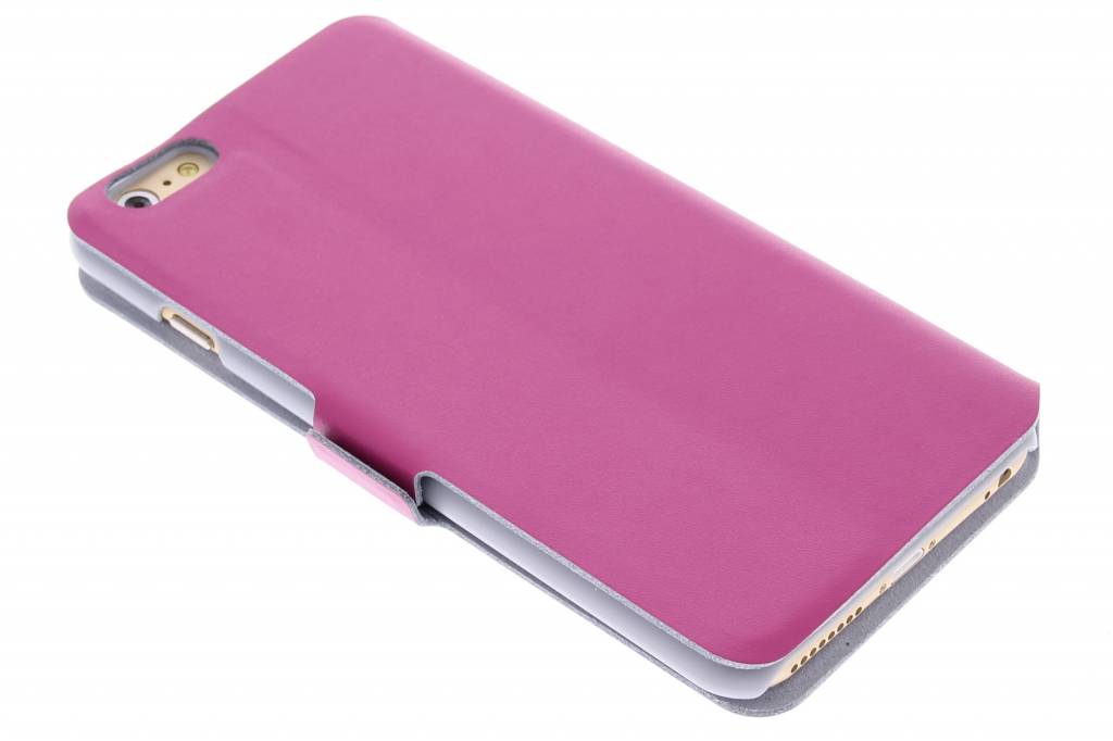 Image of Fuchsia luxe booktype hoes voor de iPhone 6(s) Plus