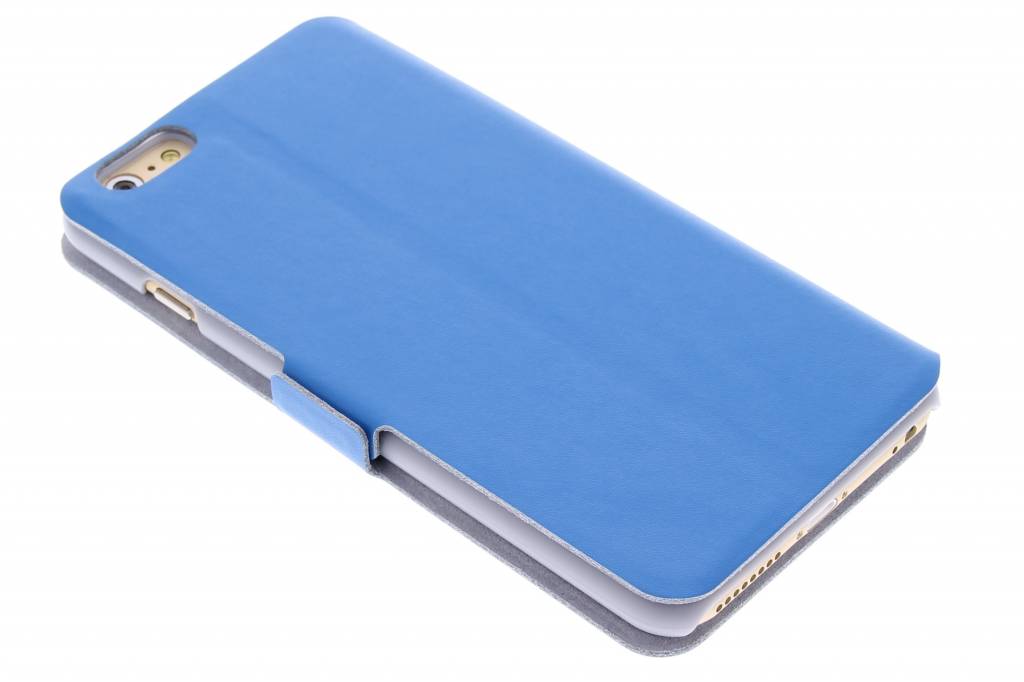 Image of Blauwe luxe booktype hoes voor de iPhone 6(s) Plus