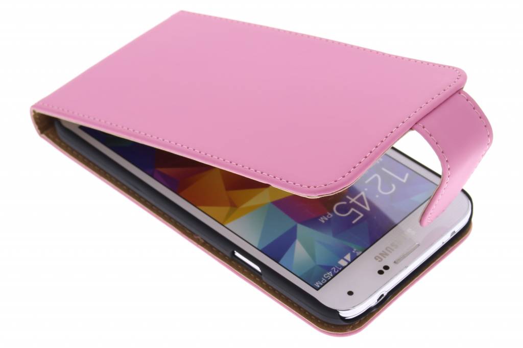 Image of Roze classic flipcase voor de Samsung Galaxy S5 (Plus) / Neo