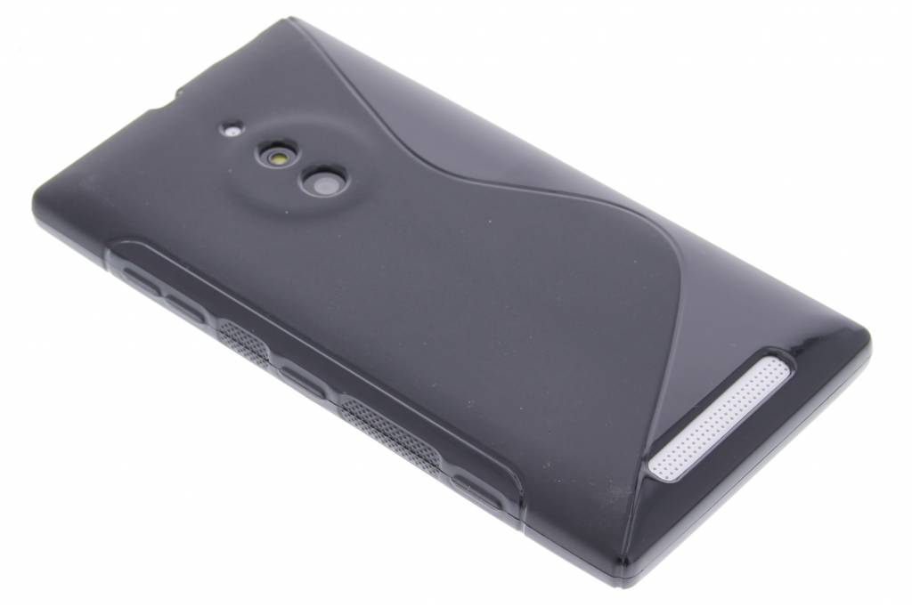 Image of Zwart S-line TPU siliconen hoesje voor de Nokia Lumia 830