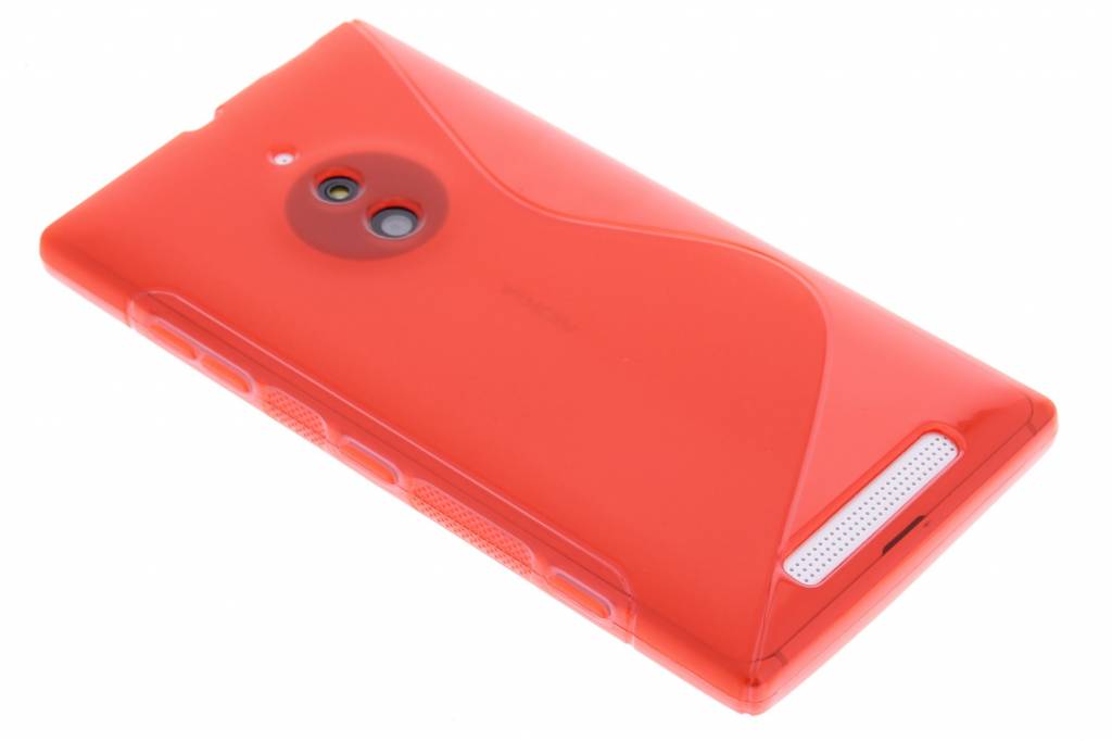 Image of Rood S-line TPU siliconen hoesje voor de Nokia Lumia 830