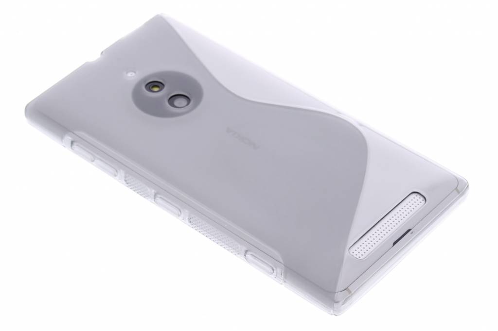 Image of Grijs S-line TPU siliconen hoesje voor de Nokia Lumia 830