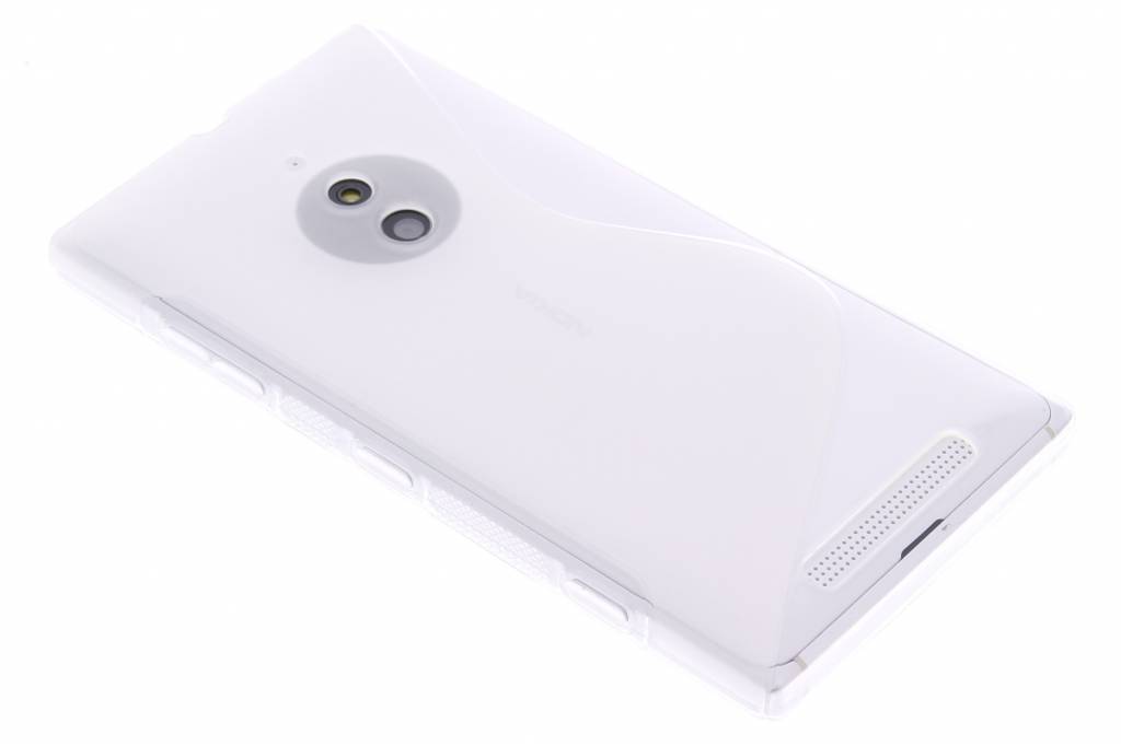 Image of Transparant S-line TPU siliconen hoesje voor de Nokia Lumia 830