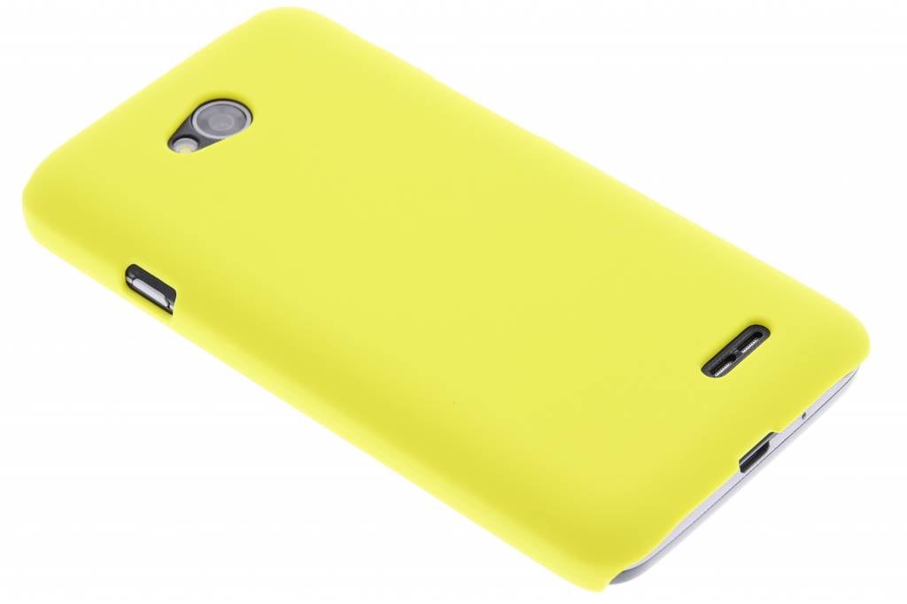 Image of Geel effen hardcase hoesje voor de LG L70