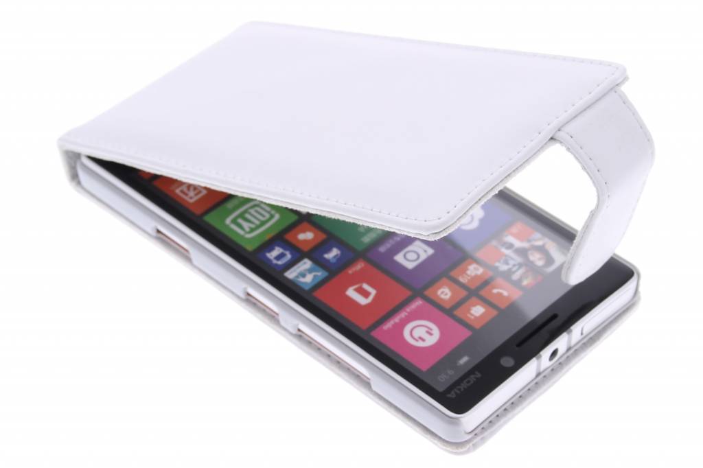 Image of Witte stijlvolle flipcase voor de Nokia Lumia 930