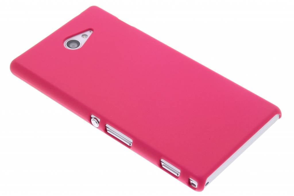 Image of Fuchsia effen hardcase hoesje voor de Sony Xperia M2 (Aqua)