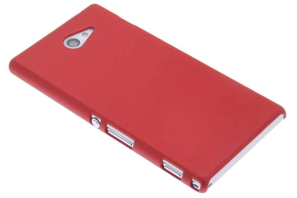 Image of Rood effen hardcase hoesje voor de Sony Xperia M2 (Aqua)