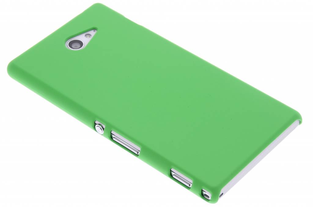 Image of Groen effen hardcase hoesje voor de Sony Xperia M2 (Aqua)