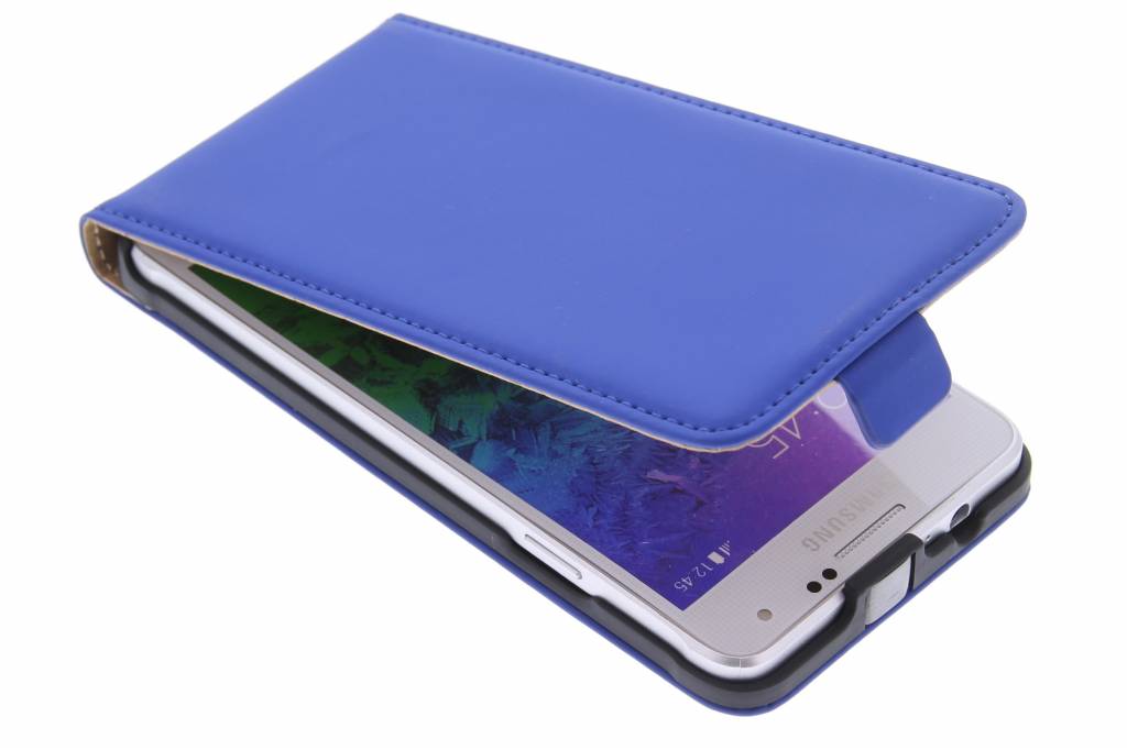 Image of Premium flipcase voor de Samsung Galaxy Alpha - Blue