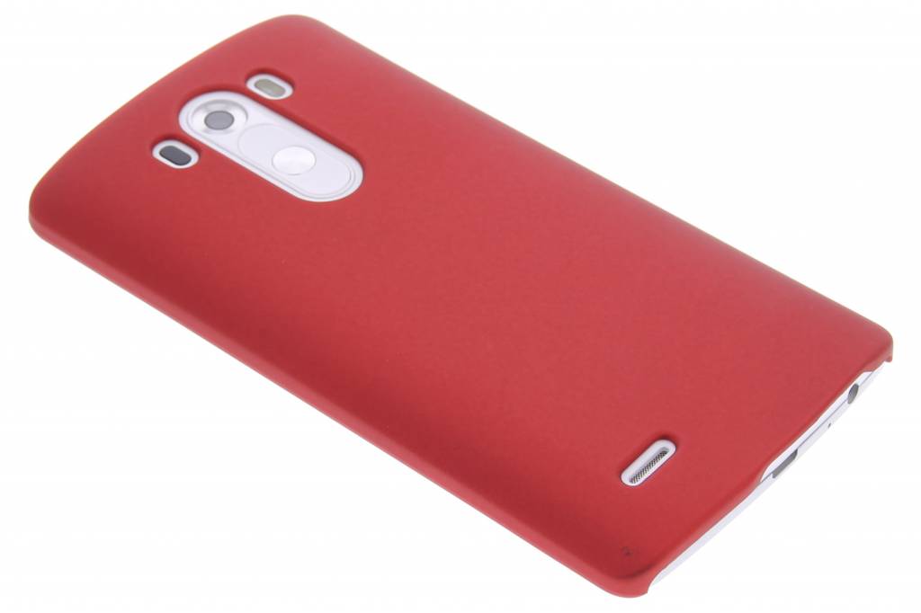 Image of Rood effen hardcase hoesje voor de LG G3