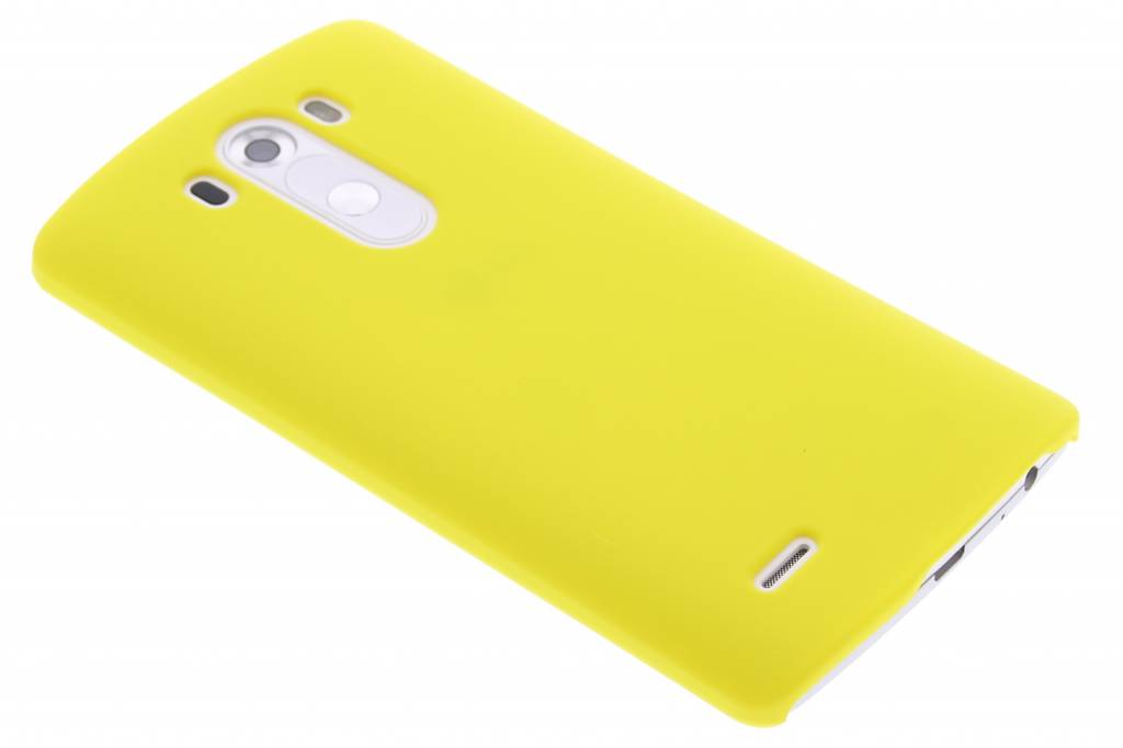 Image of Geel effen hardcase hoesje voor de LG G3