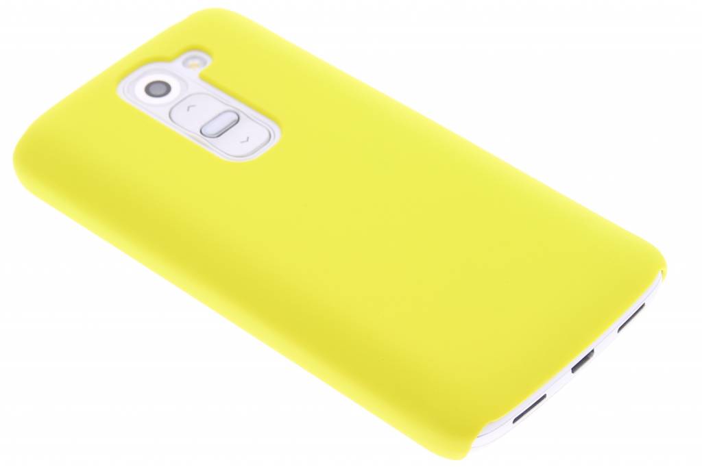 Image of Geel effen hardcase hoesje voor de LG G2 Mini