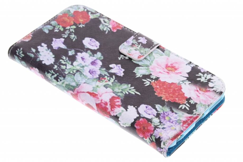 Image of Bloemen design TPU booktype hoes voor de iPhone 6(s) Plus