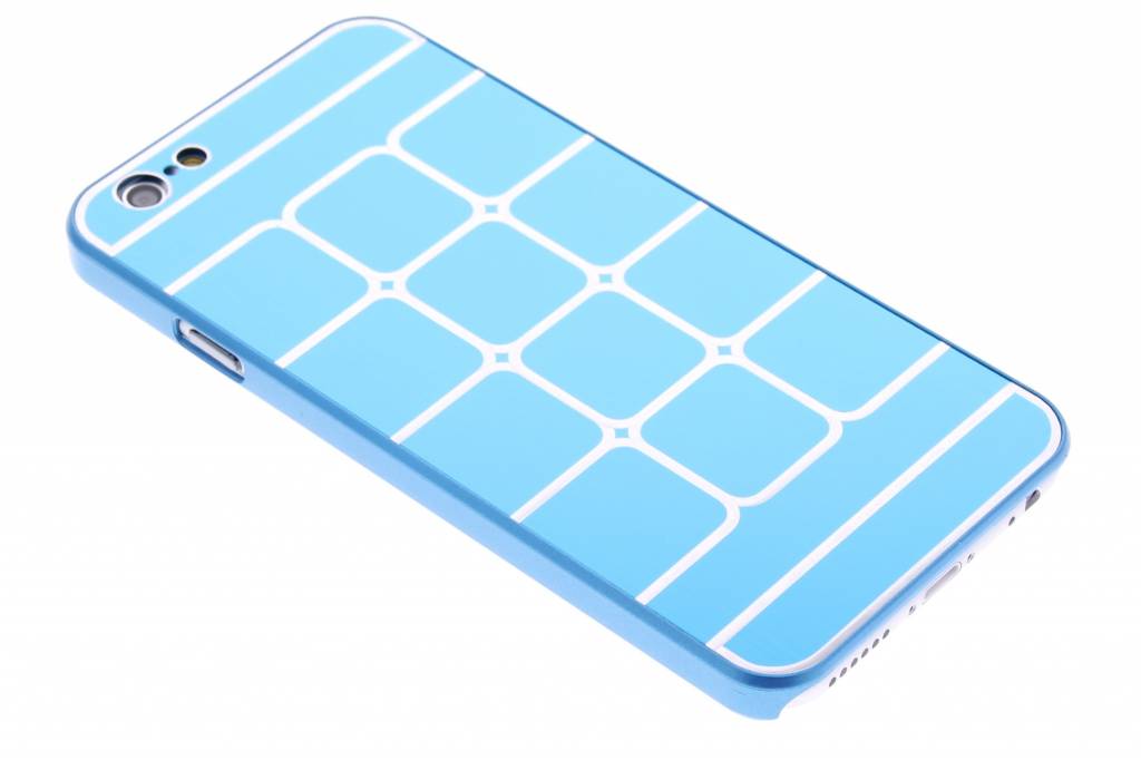 Image of Blauwe luxe brushed aluminium hardcase hoesjes voor de iPhone 6 / 6s