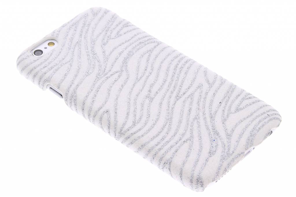 Image of Witte zebra glitter hardcase voor de iPhone 6 / 6s