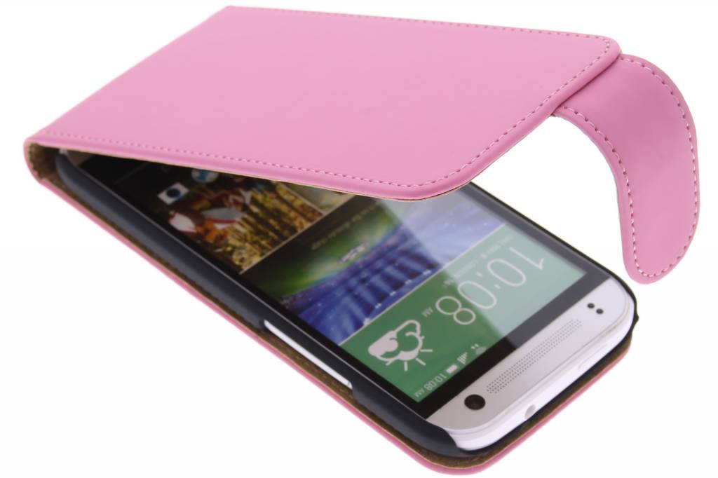 Image of Roze classic flipcase voor de HTC One Mini 2