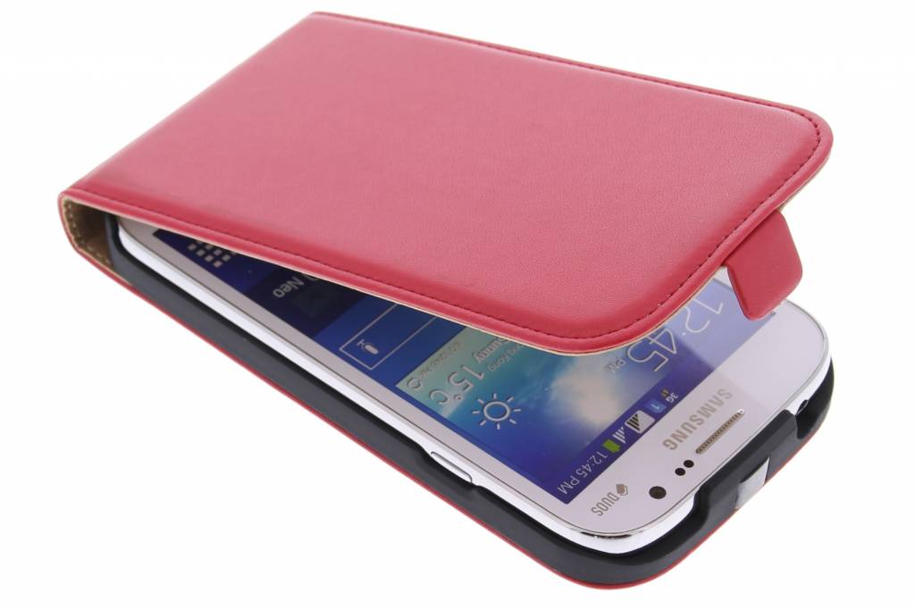 Image of Rode luxe flipcase voor de Samsung Galaxy Grand (Neo)