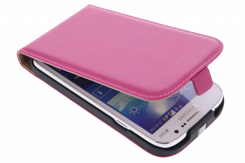 Image of Fuchsia luxe flipcase voor de Samsung Galaxy Grand (Neo)