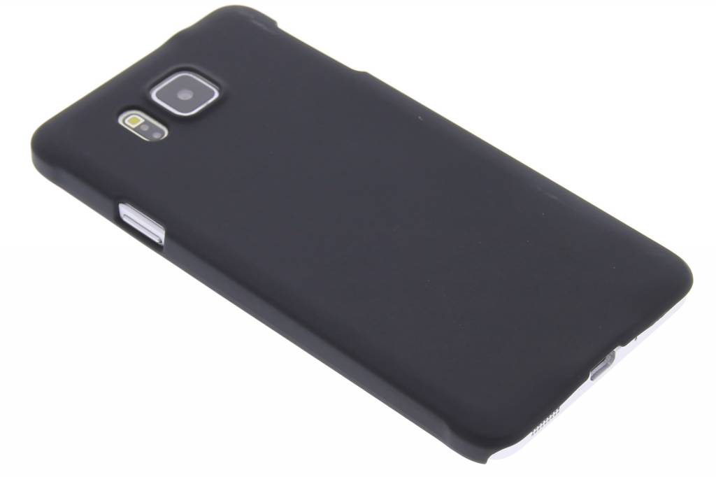 Image of Zwart effen hardcase hoesje voor de Samsung Galaxy Alpha