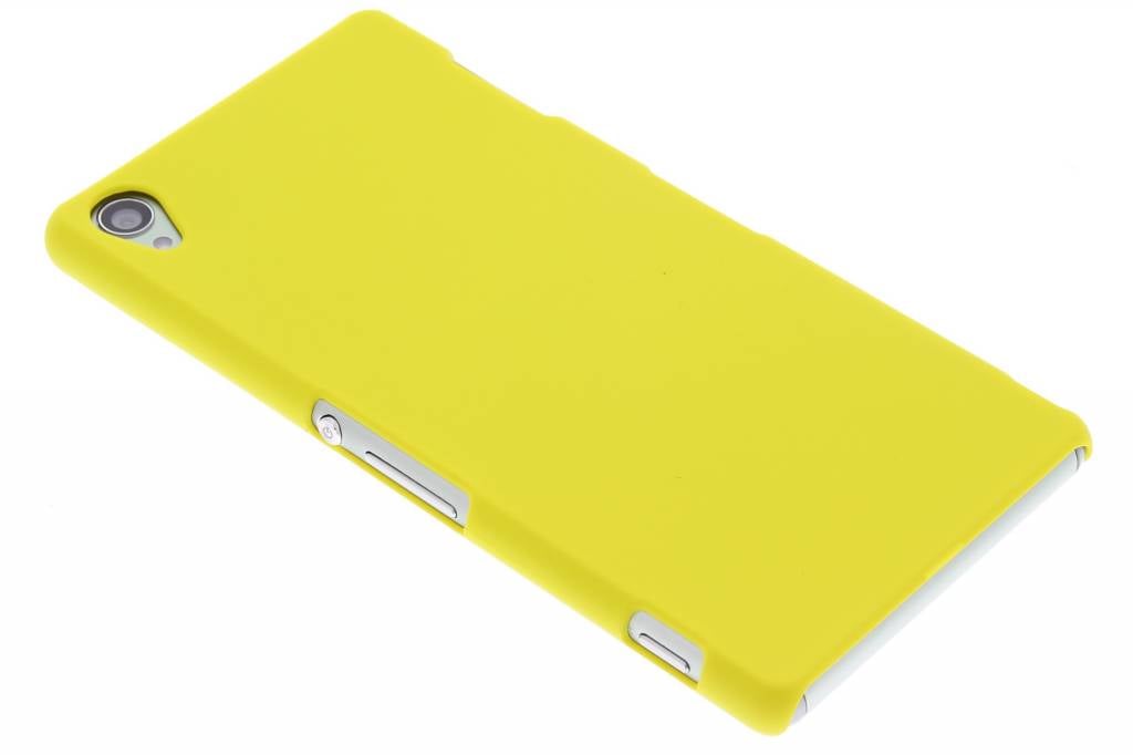 Image of Geel effen hardcase hoesje voor de Sony Xperia Z3