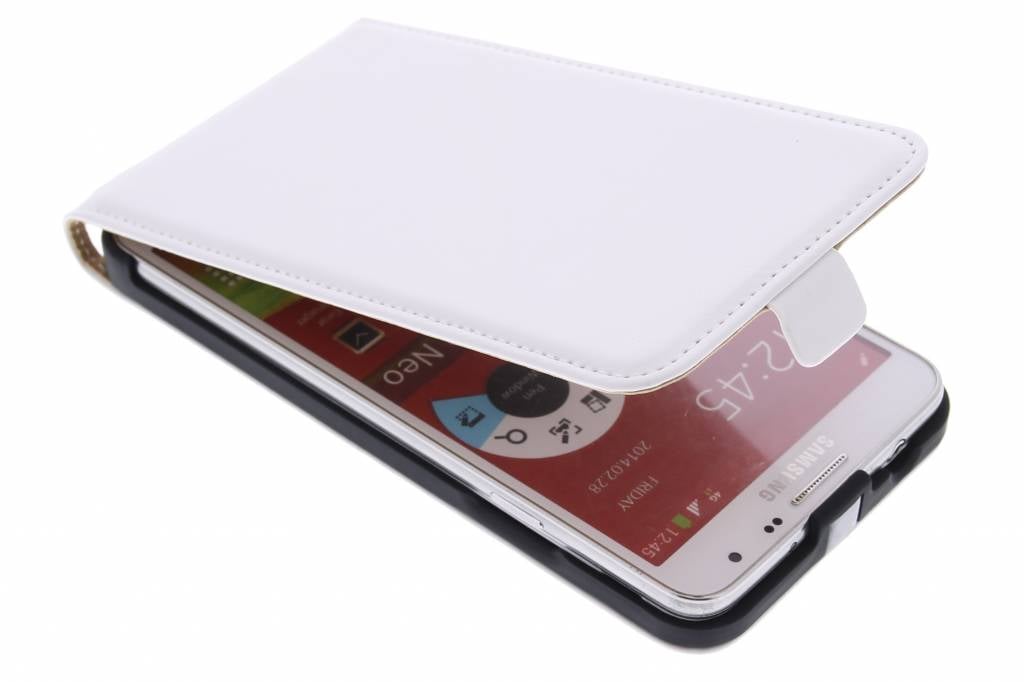 Image of Witte luxe flipcase voor de Samsung Galaxy Note 3 Neo