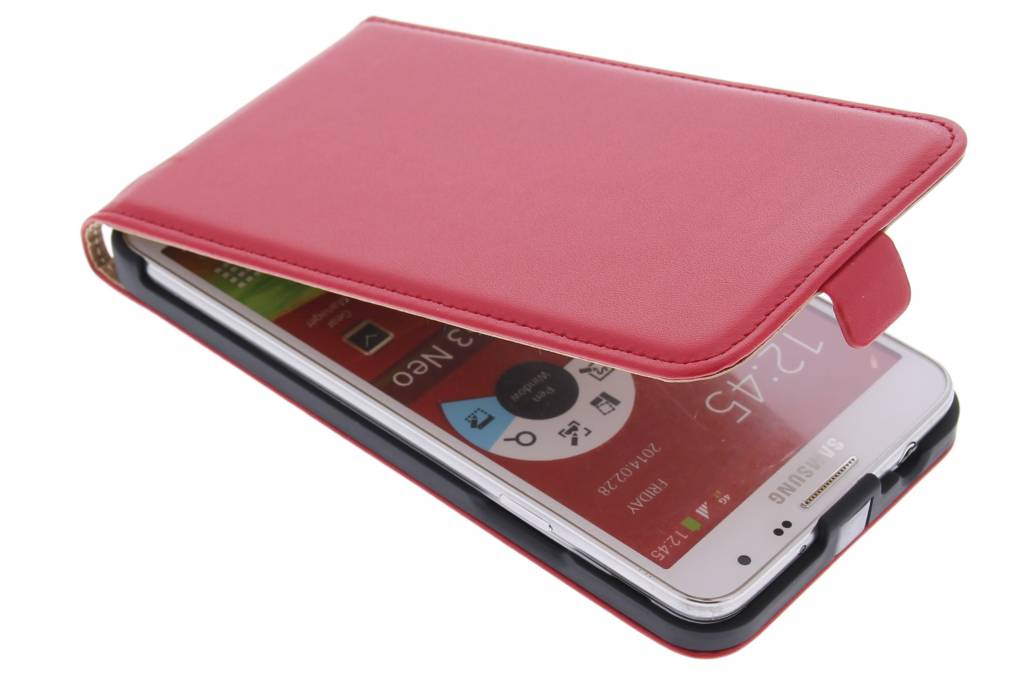 Image of Rode luxe flipcase voor de Samsung Galaxy Note 3 Neo