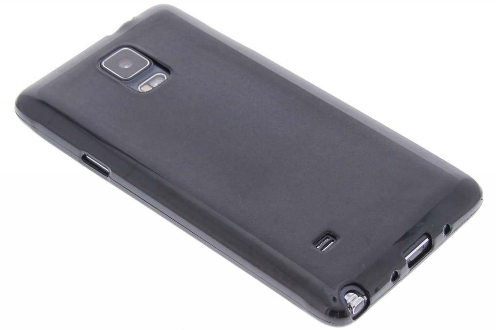 Image of Zwart hard siliconen hoesje voor de Samsung Galaxy Note 4