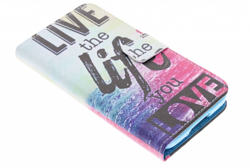 Image of Live the life design TPU booktype hoes voor de Samsung Galaxy S5 (Plus) / Neo