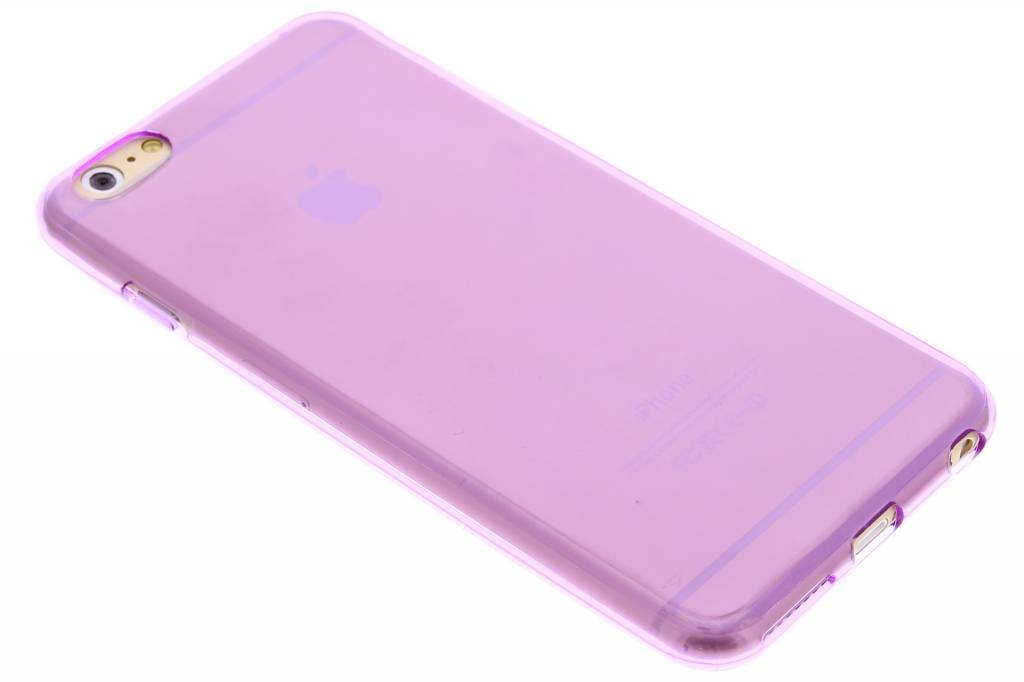 Image of Paarse transparante gel case voor de iPhone 6(s) Plus