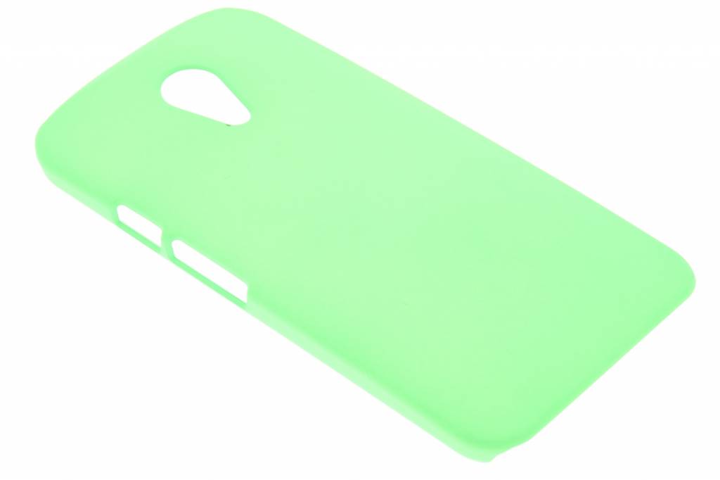 Image of Groen effen hardcase hoesje voor de Motorola Moto G 2nd Gen 2014