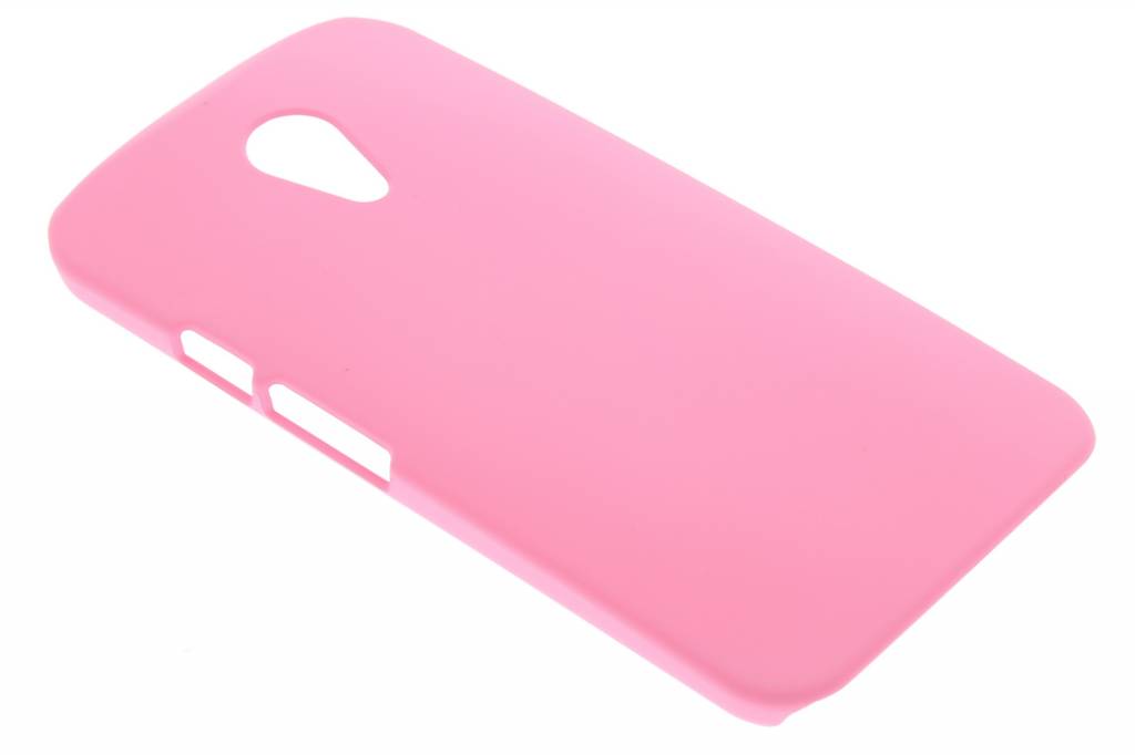 Image of Roze effen hardcase hoesje voor de Motorola Moto G 2nd Gen 2014