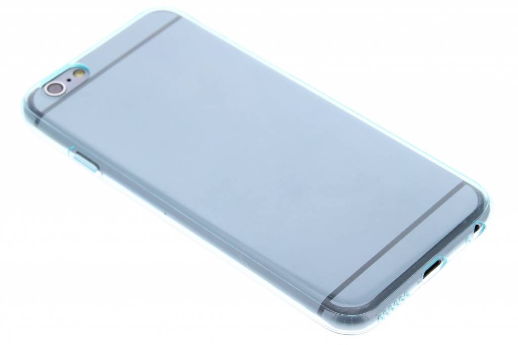 Image of Turquoise transparante gel case voor de iPhone 6 / 6s