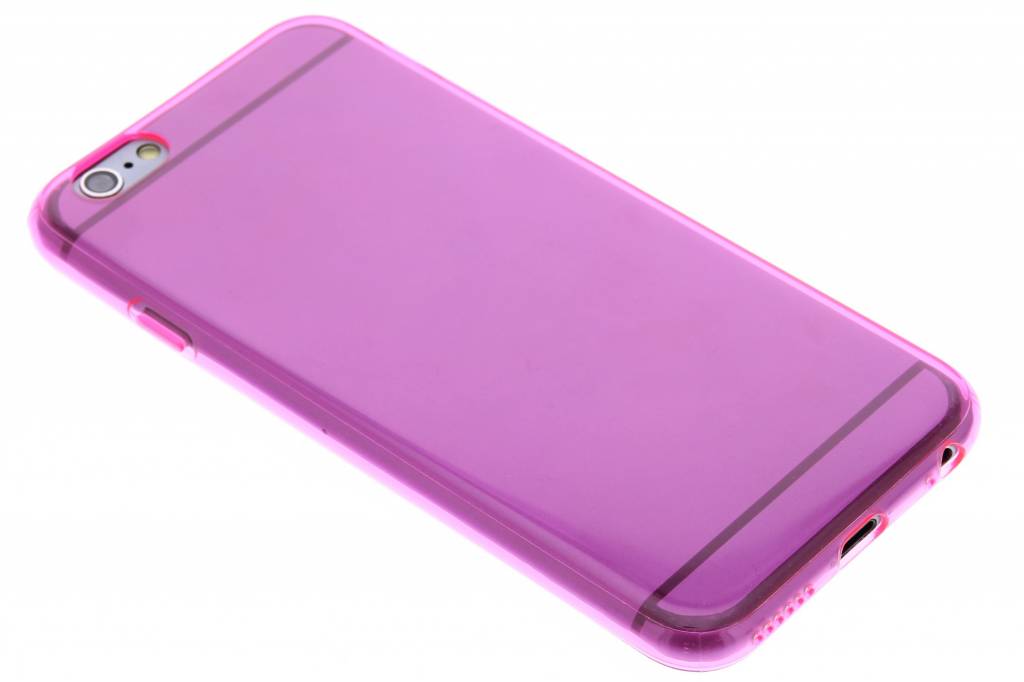 Image of Fuchsia transparante gel case voor de iPhone 6 / 6s