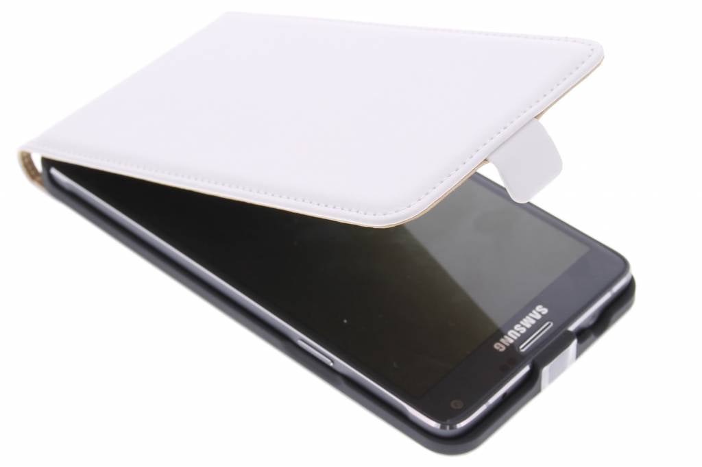 Image of Witte luxe flipcase voor de Samsung Galaxy Note 4