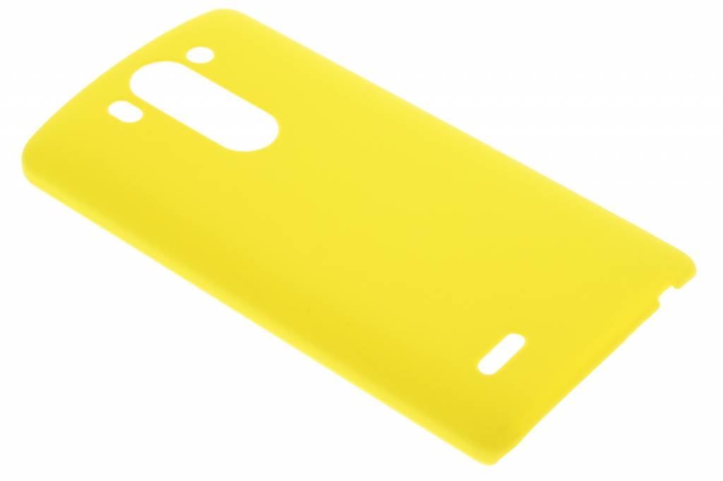 Image of Geel effen hardcase hoesje voor de LG G3 S