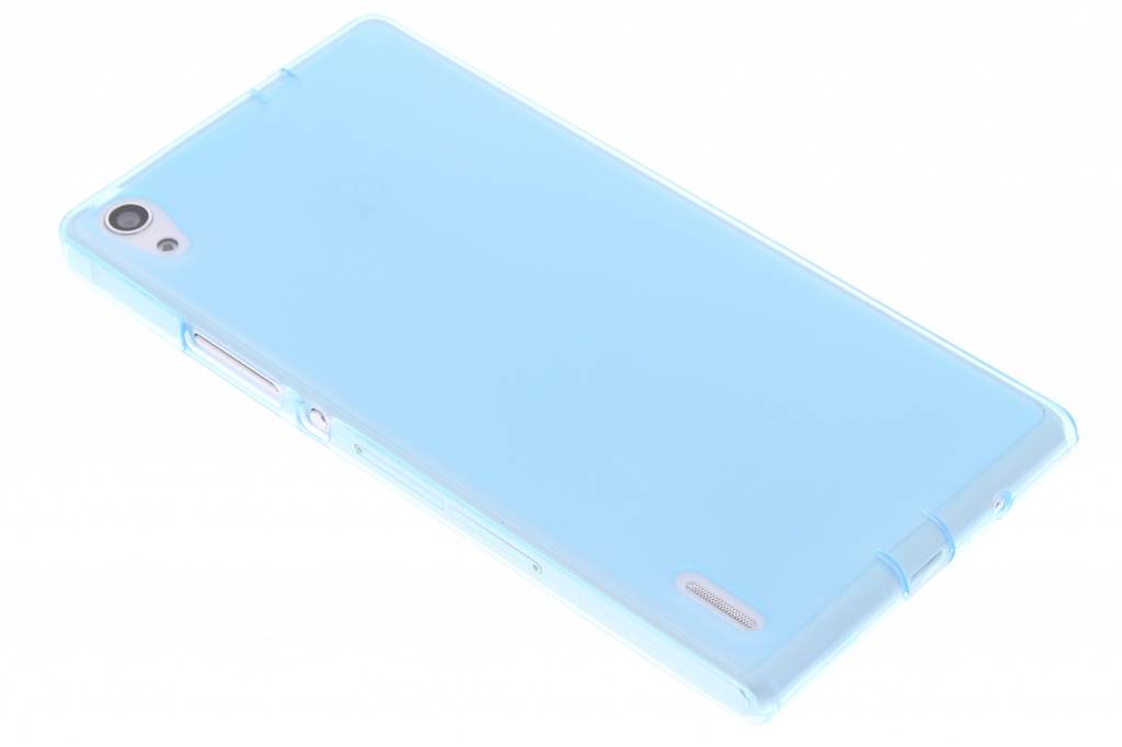 Image of Turquoise hard siliconen hoesje voor de Huawei Ascend P7