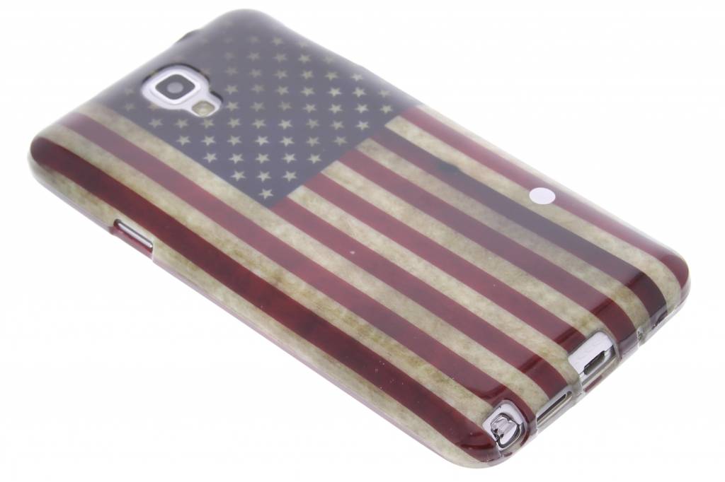 Image of Amerikaanse vlag design TPU siliconen hoesje voor de Samsung Galaxy Note 3 Neo