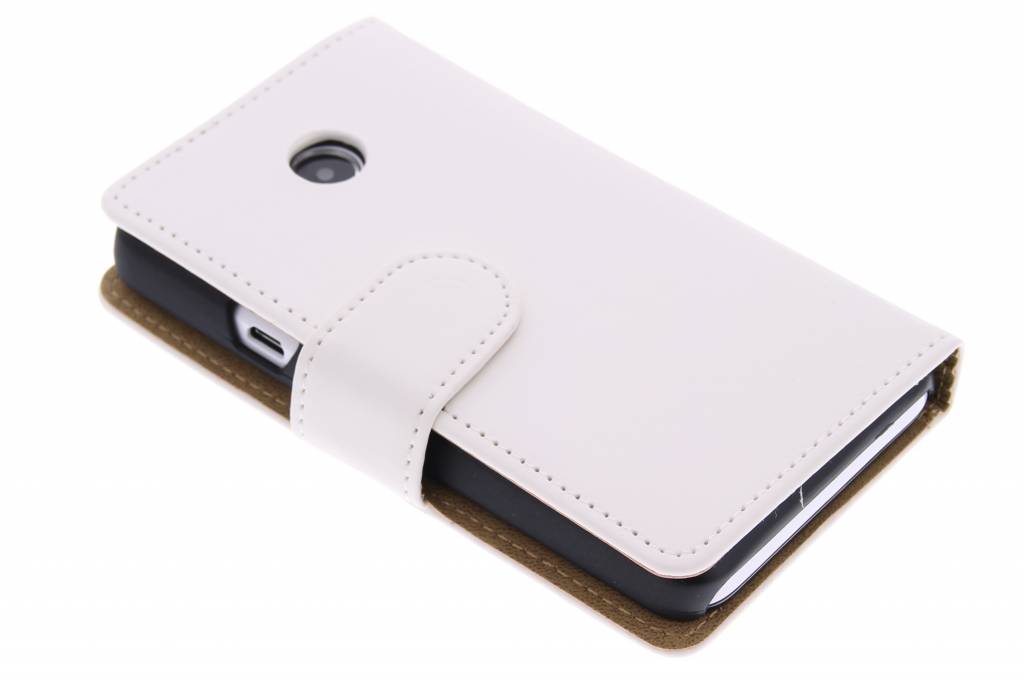 Image of Witte effen booktype hoes voor de Huawei Ascend Y330