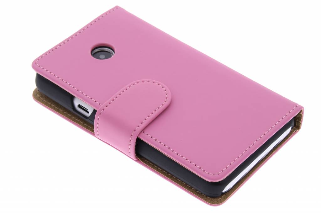 Image of Roze effen booktype hoes voor de Huawei Ascend Y330