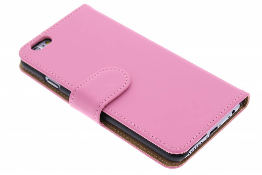 Image of Roze effen booktype hoes voor de iPhone 6 / 6s