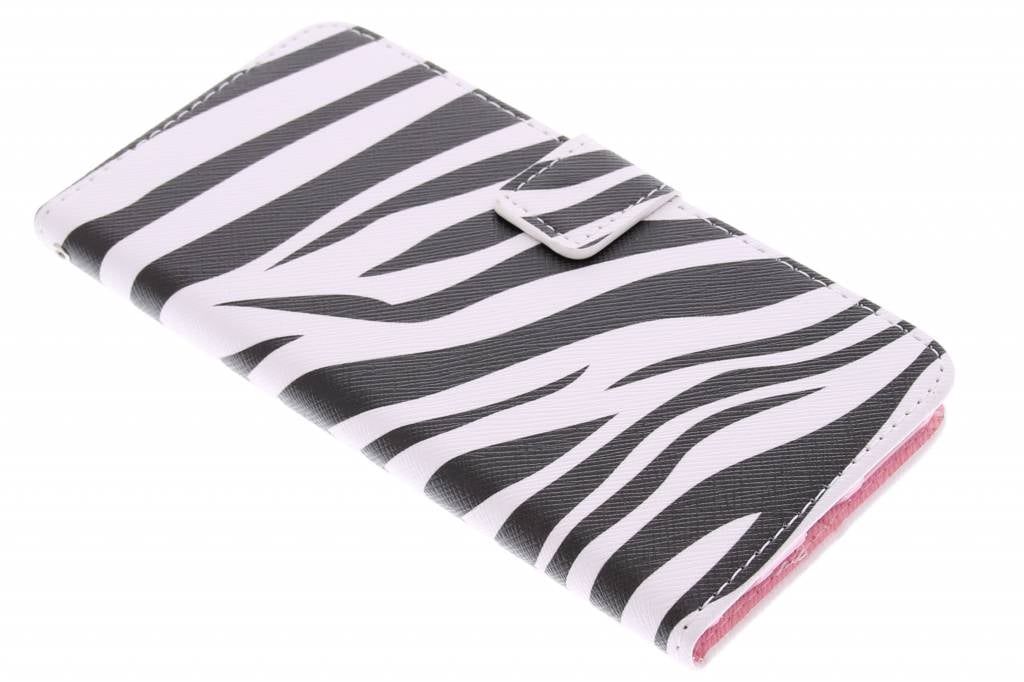 Image of Zebra design TPU booktype hoes voor de iPhone 6(s) Plus