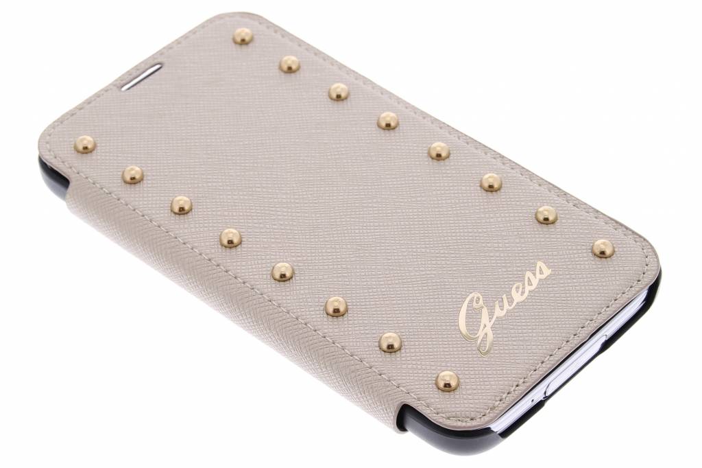 Image of Guess Studded Bookcover Samsung S5 Cream