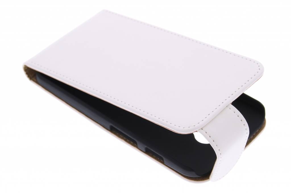 Image of Witte classic flipcase voor de Motorola Moto X