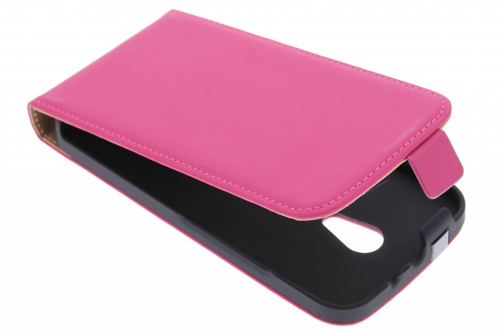 Image of Premium flipcase voor de Motorola Moto G 2nd Gen 2014 - Pink