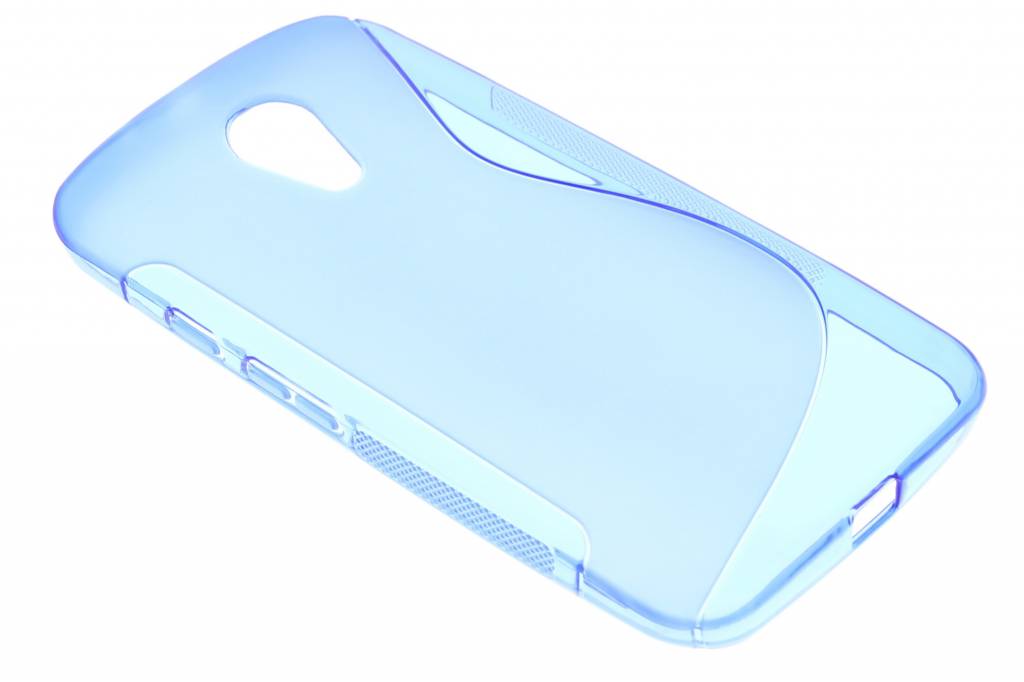 Image of Blauw S-line TPU hoesje voor de Motorola Moto G 2nd Gen 2014