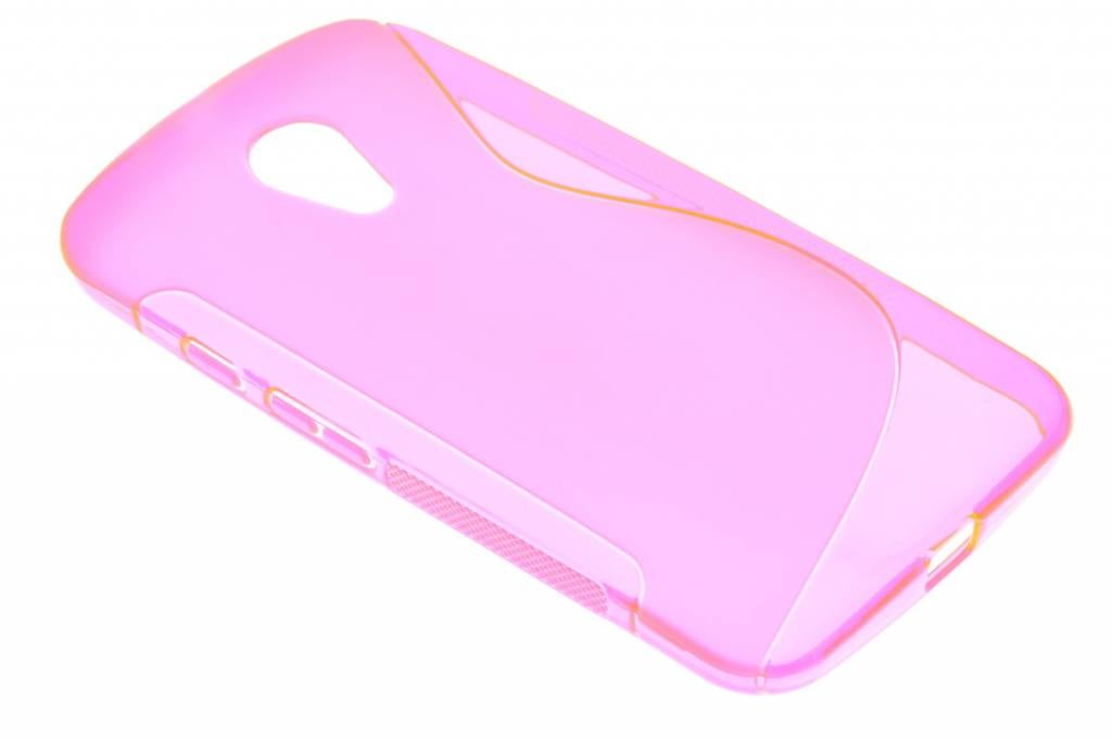 Image of Fuchsia S-line TPU hoesje voor de Motorola Moto G 2nd Gen 2014