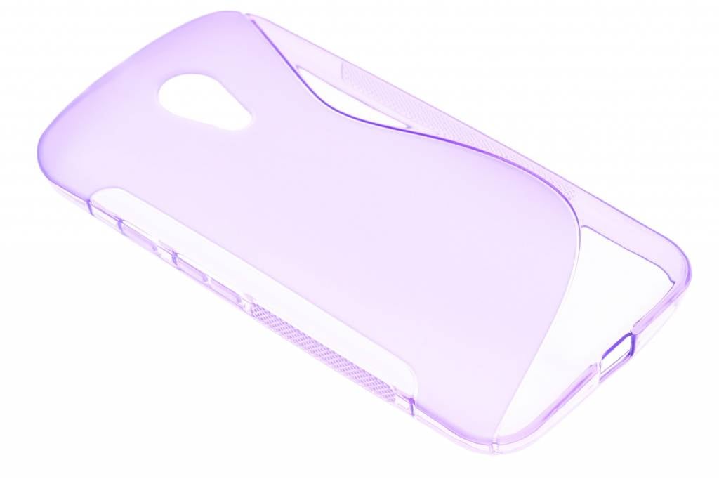 Image of Paars S-line TPU hoesje voor de Motorola Moto G 2nd Gen 2014