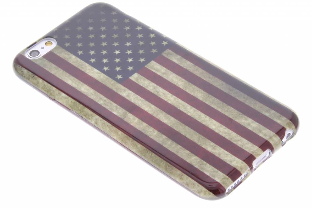 Image of Amerikaanse vlag design TPU siliconen hoesje voor de iPhone 6 / 6s