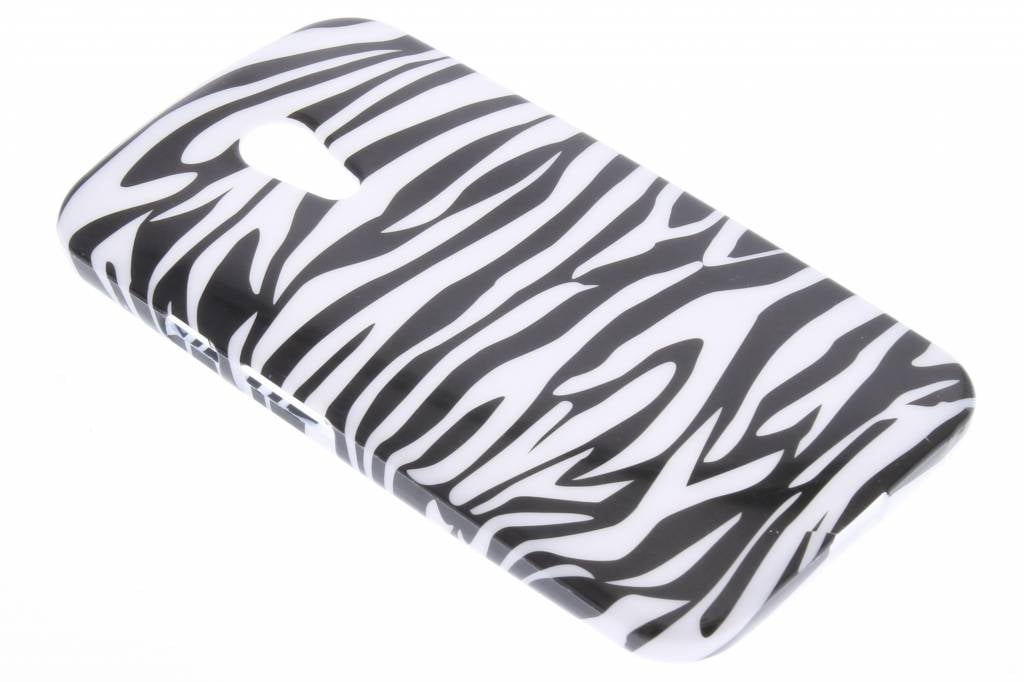 Image of Zebra design TPU siliconen hoesje Motorola Moto G 2nd Gen 2014